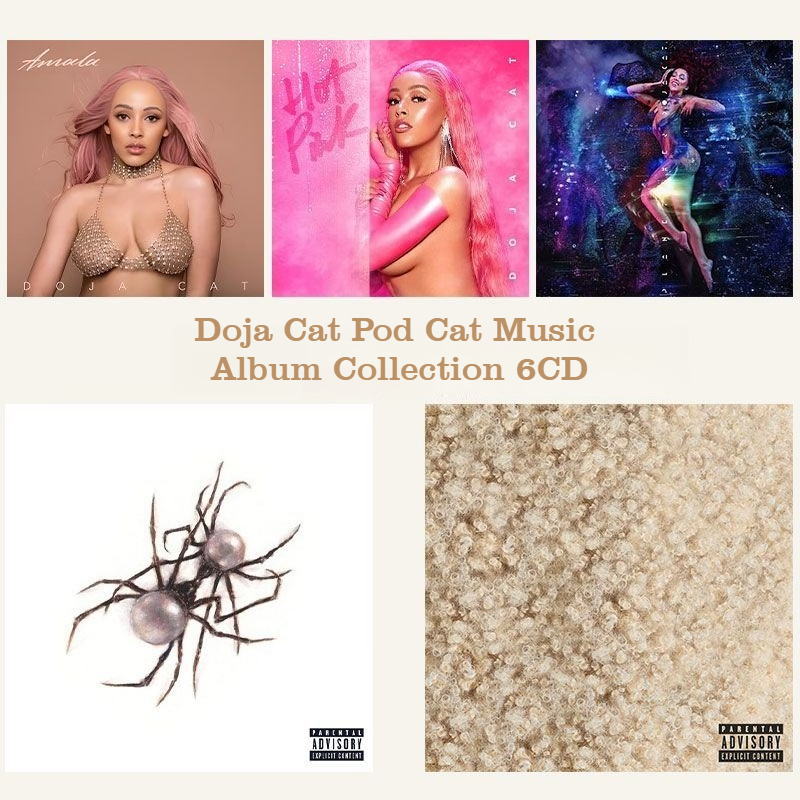 Audio Music Cd - Doja Cat 6CD Music Album Collection,