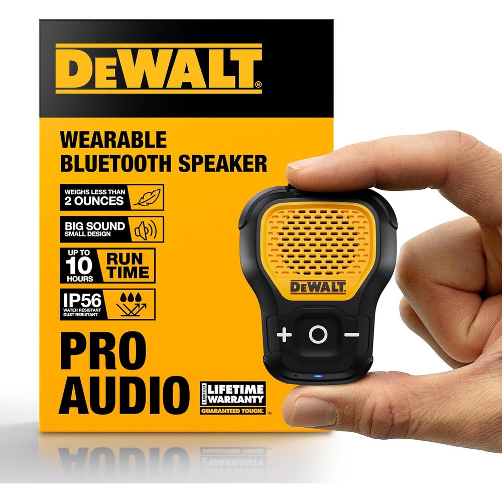 Audio Music Free Online - Water-Resistant Portable Bluetooth Speaker with Clip-On