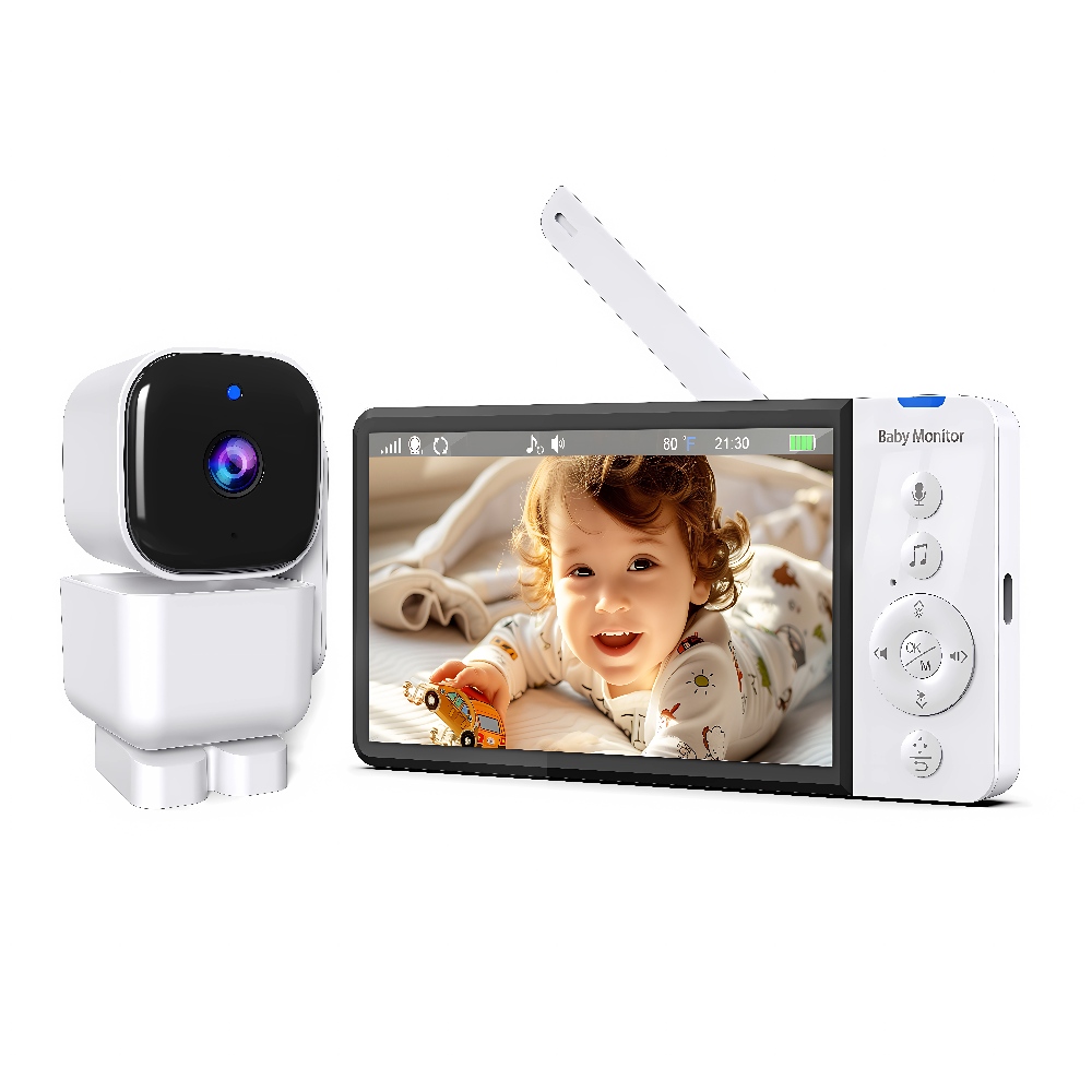 Zoom Audio Music - New 5'' Video Baby Monitor With