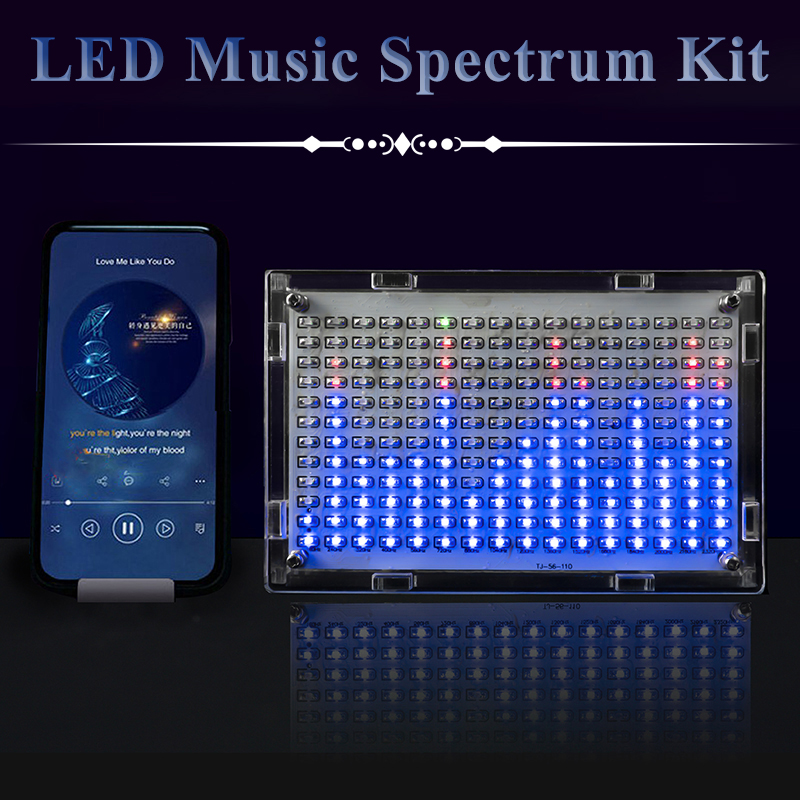Audio Music Production - LED Music Spectrum Display Production Kit