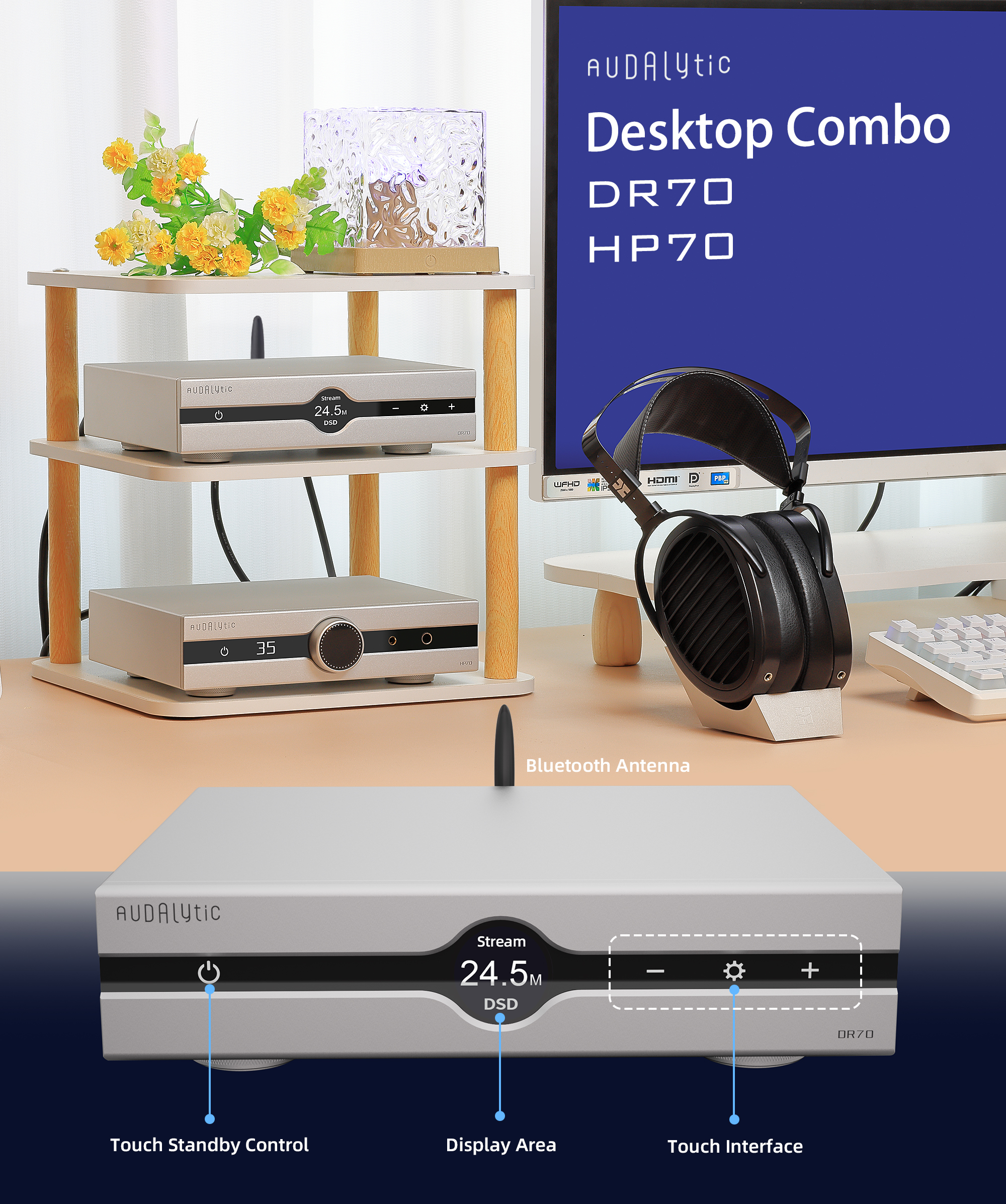 Gustard Audalytic DR70n&DR70 h - đánh giá và giá Audio Music Network