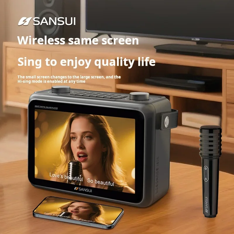 SANSUI K115 LED Screen 10.1-in - đánh giá và giá Audio Music To Lyrics