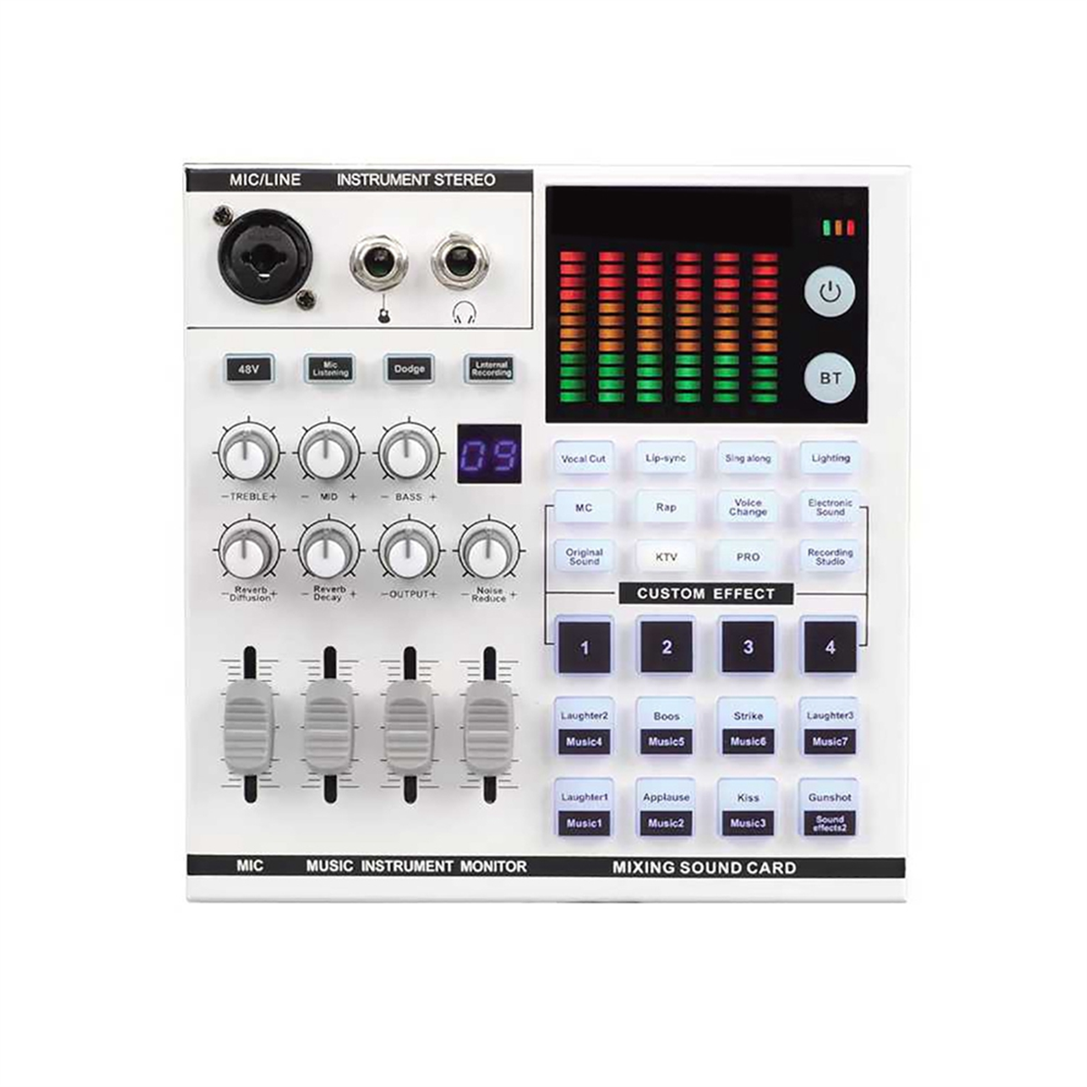 SN800 Live Sound Card Voice Ch - đánh giá và giá Audio Music Voice Changer