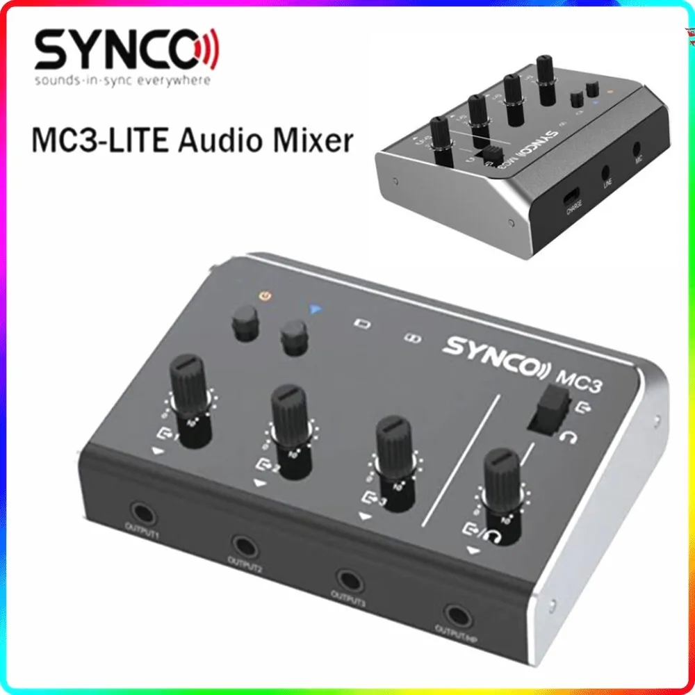 Synco MC3 Lite Audio Mixer 4 C - đánh giá và giá Audio And Music Mixer