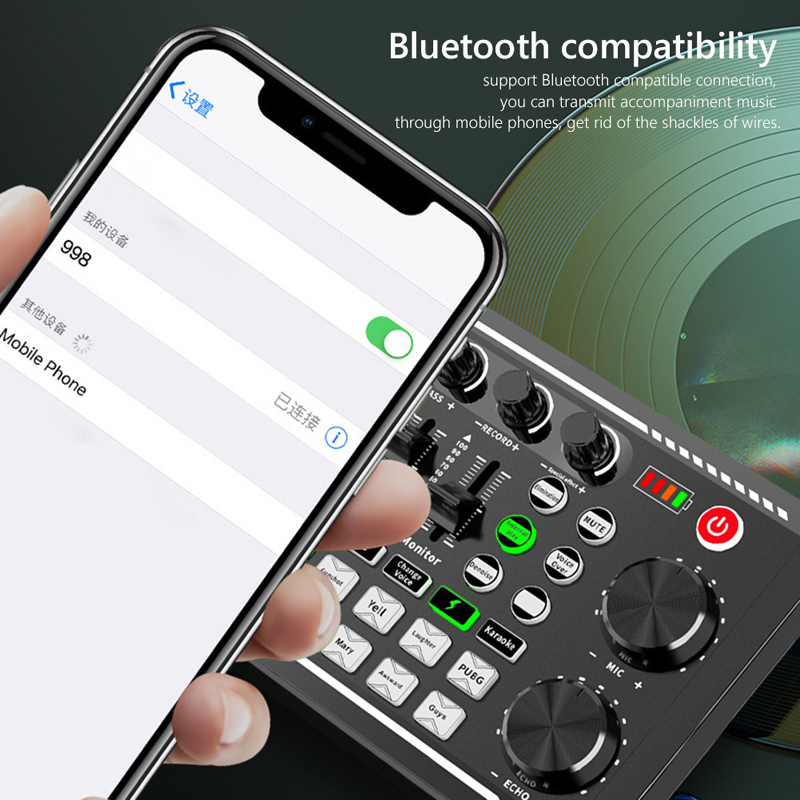 F998 Live Sound Card Audio Tun - đánh giá và giá Audio Music Voice Changer