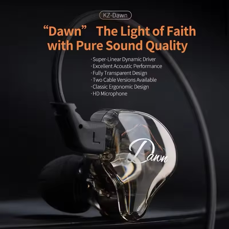 Hot KZ Dawn Dynamic Earphones  - đánh giá và giá Audio Music Hifi