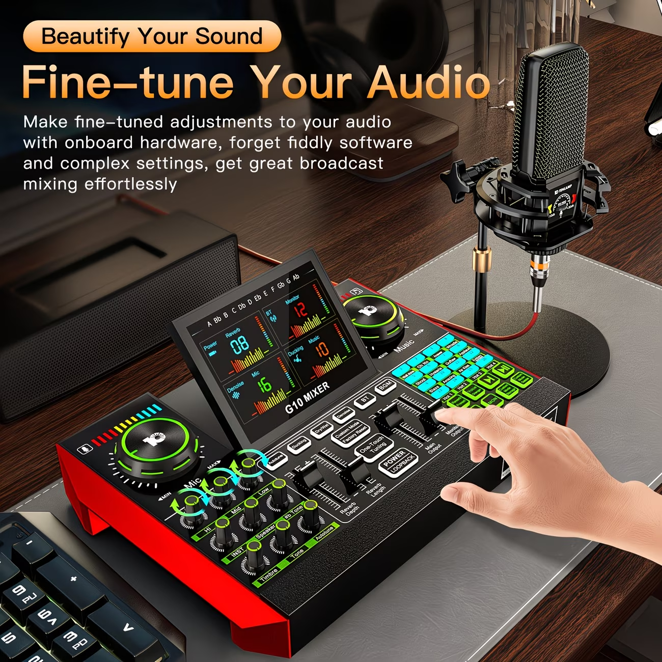 Tenlamp Audio Interface Mixer  - đánh giá và giá Audio Music Voice Changer