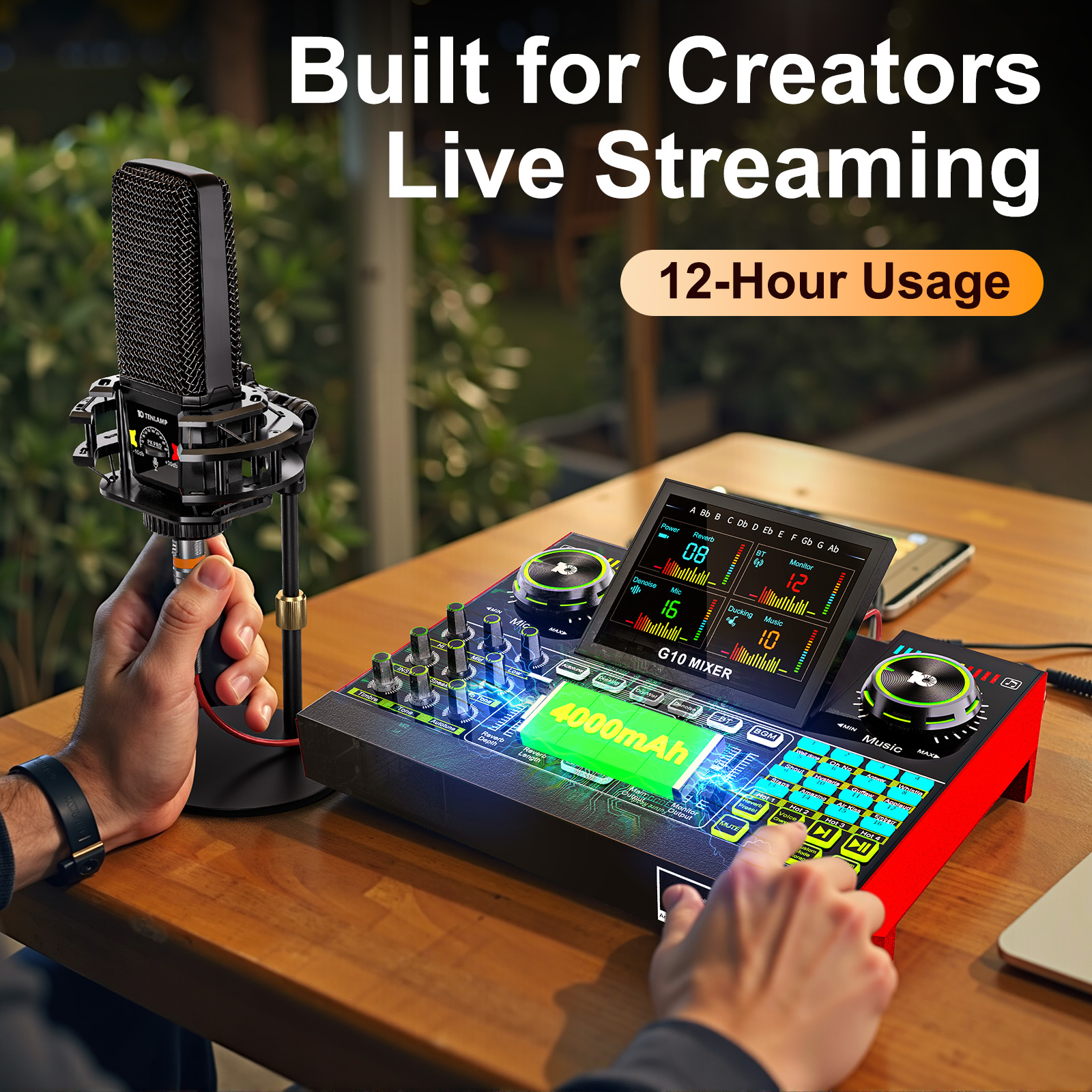 Tenlamp Audio Interface Mixer  - đánh giá và giá Audio Music Voice Changer