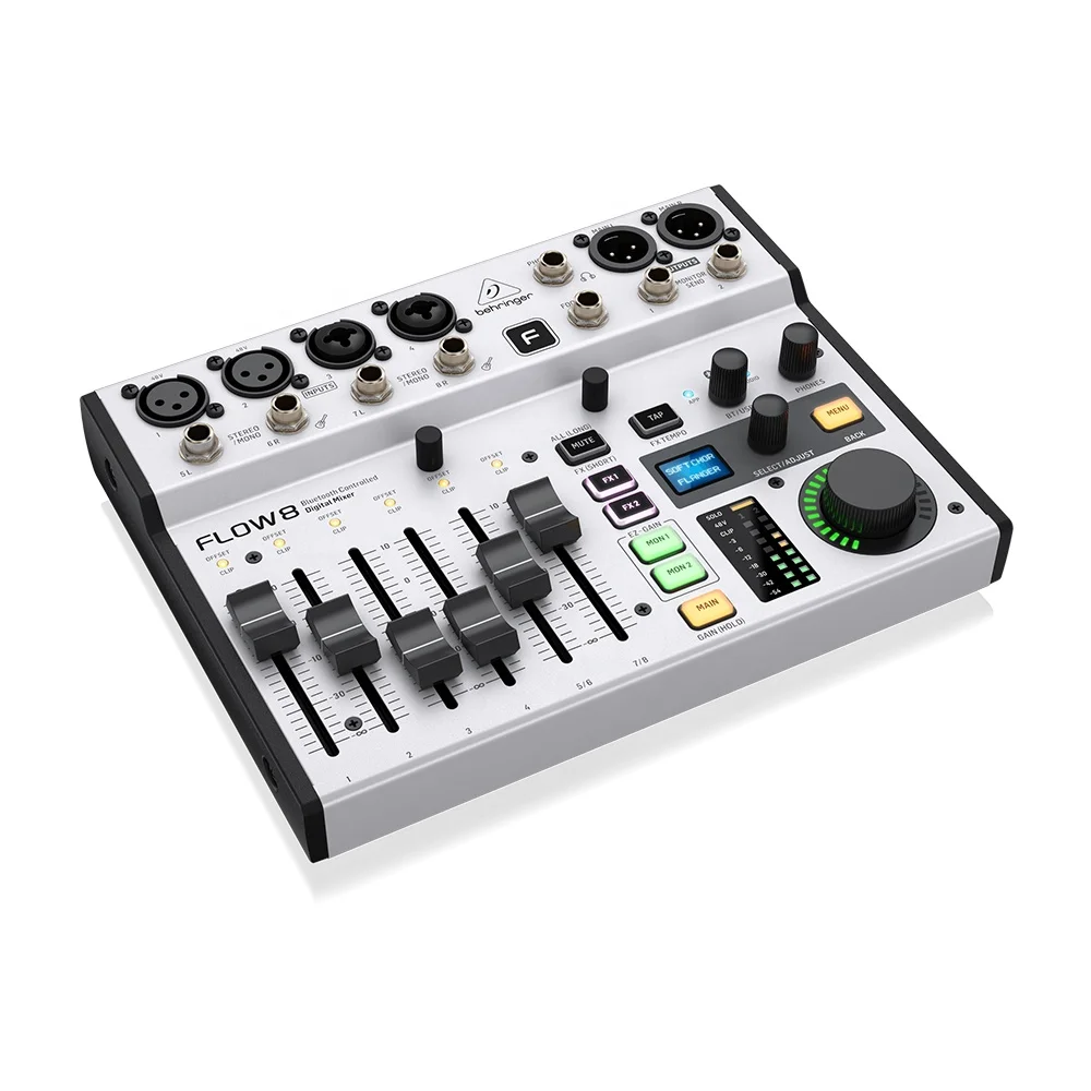 Behringer Flow 8 Digital Mixer - đánh giá và giá Audio And Music Mixer