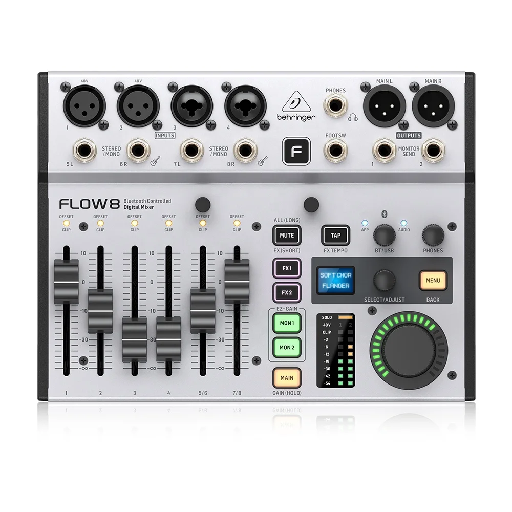 Behringer Flow 8 Digital Mixer - đánh giá và giá Audio And Music Mixer