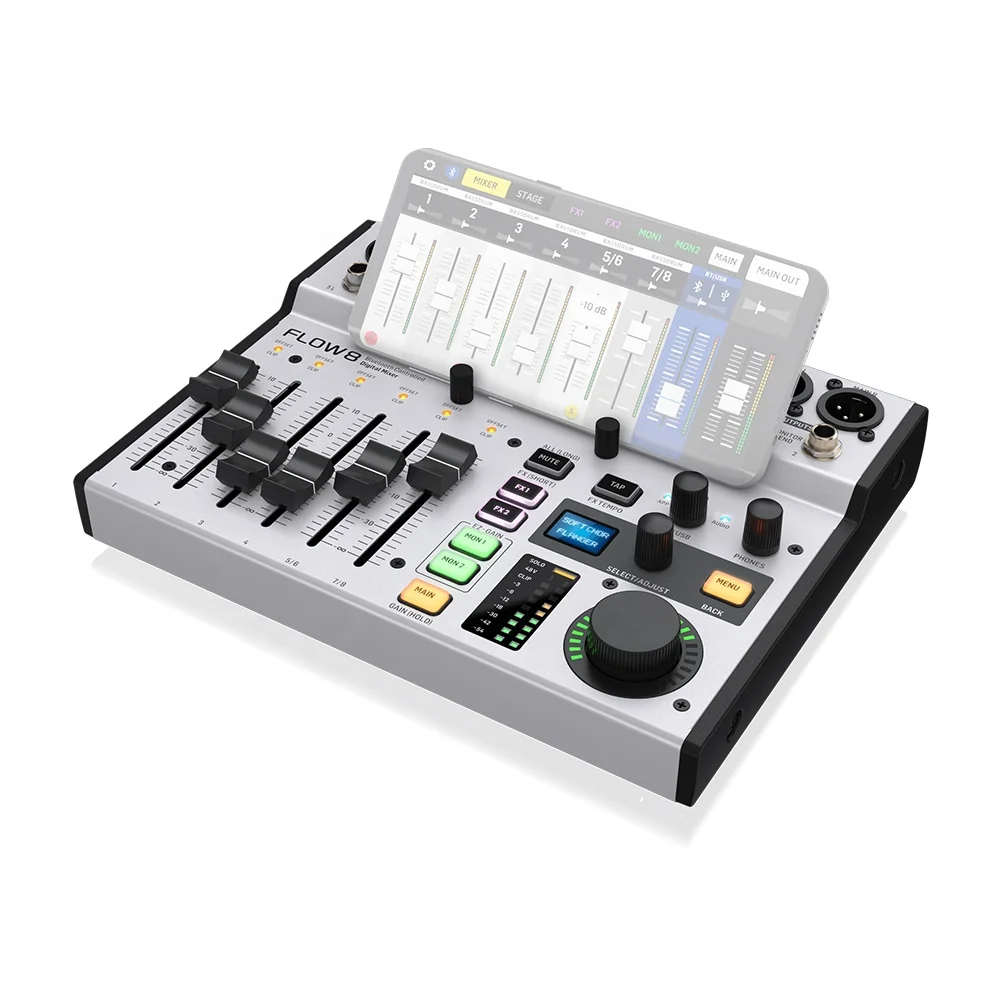 Behringer Flow 8 Digital Mixer - đánh giá và giá Audio And Music Mixer