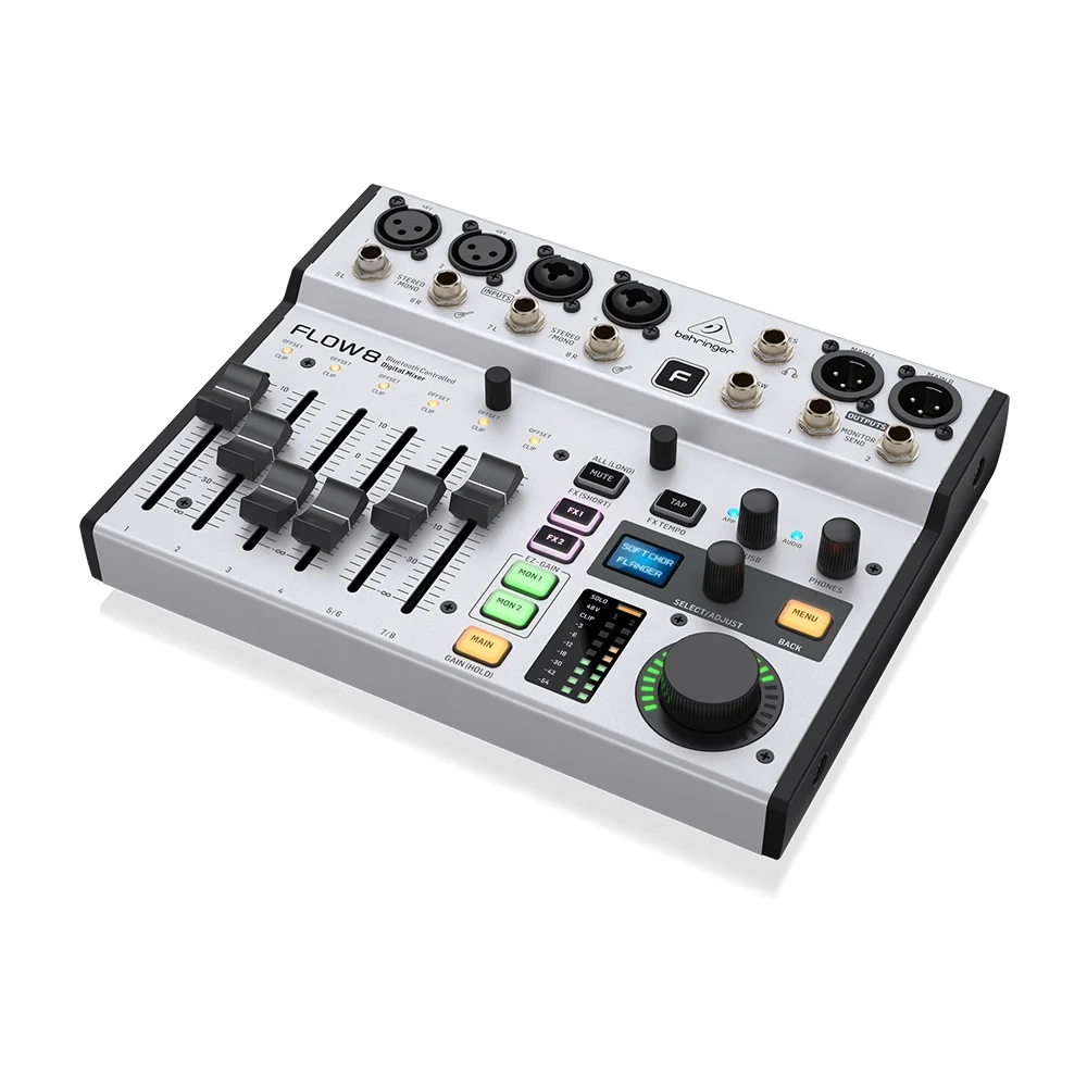 Behringer Flow 8 Digital Mixer - đánh giá và giá Audio And Music Mixer