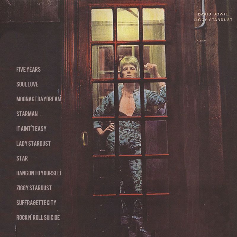 David Bowie 1972 Album 1 CD Lo - đánh giá và giá Audio Music To Lyrics