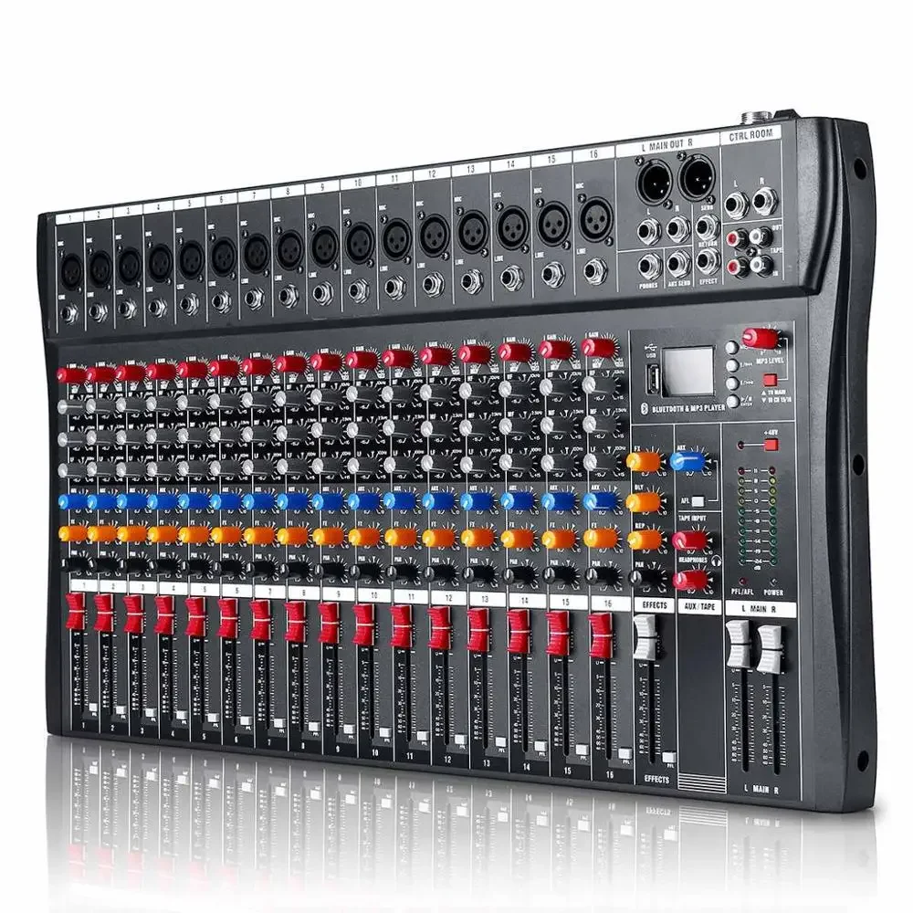 16 Channel Audio Mixer 6 Music - đánh giá và giá Audio And Music Mixer