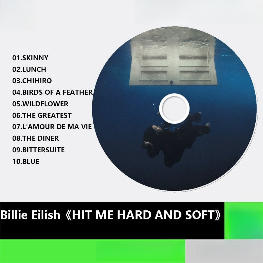 Billie Eilish CD | HIT ME HARD - đánh giá và giá Audio Music Cd