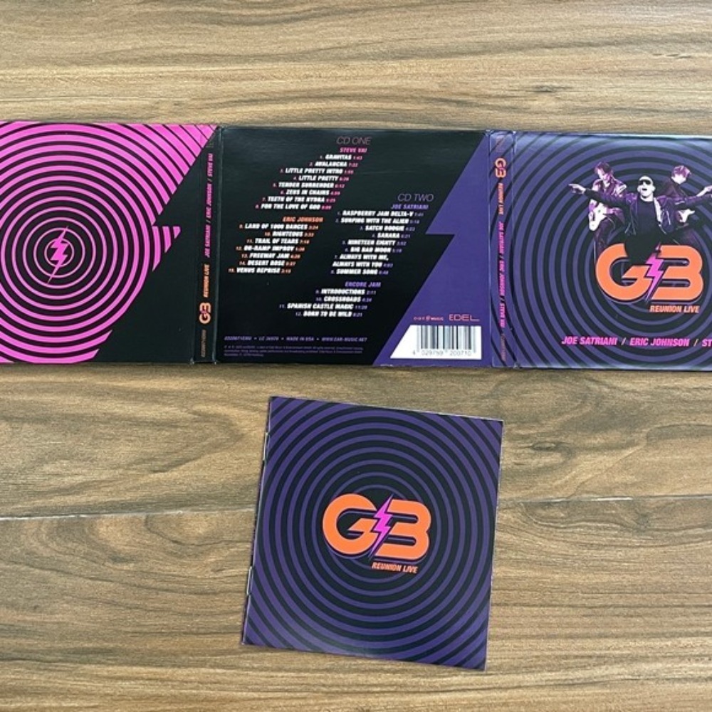G3 Reunion Live 2025 Guitar Al - đánh giá và giá Audio Music Cd