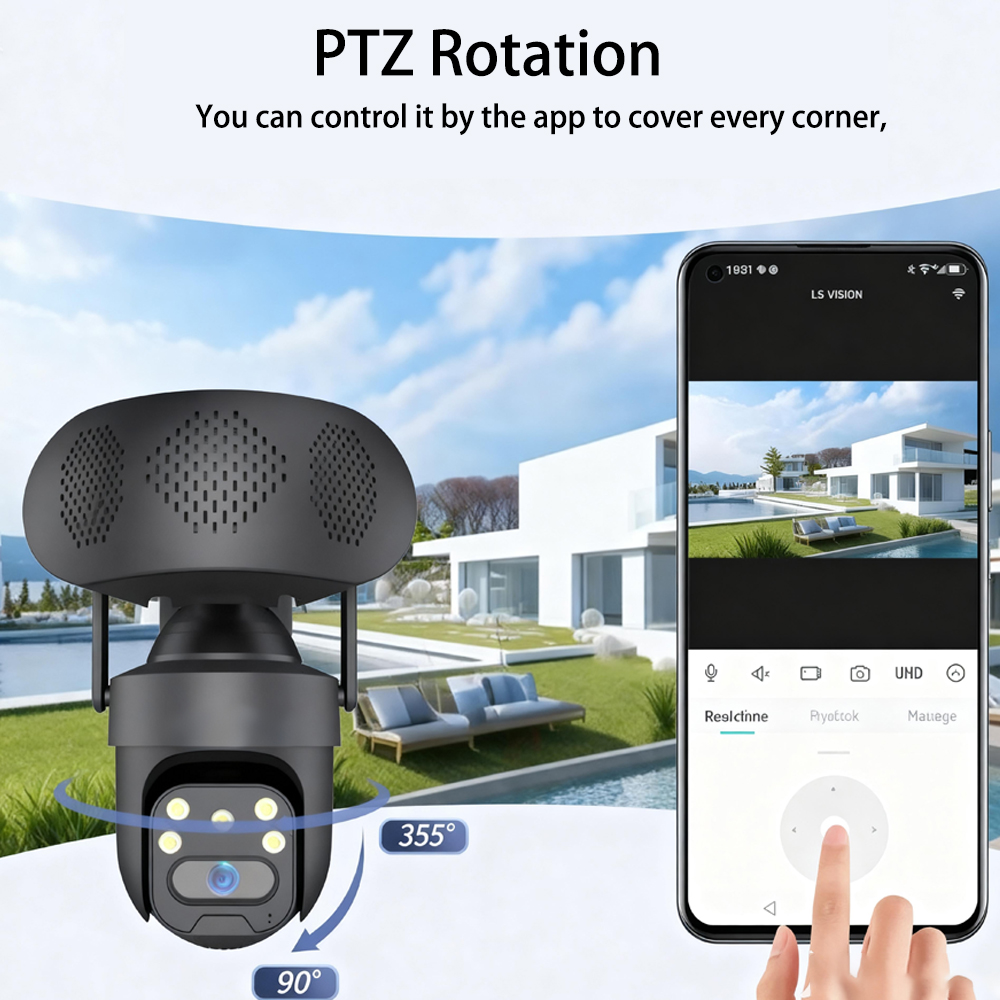 5MP HD WiFi IP Camera with Mus - đánh giá và giá Audiovision Music Player