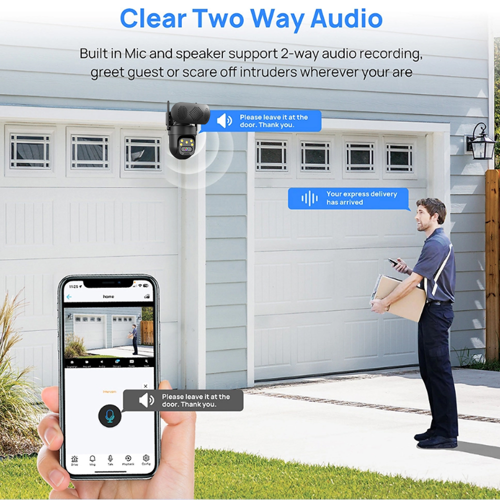 5MP HD WiFi IP Camera with Mus - đánh giá và giá Audiovision Music Player