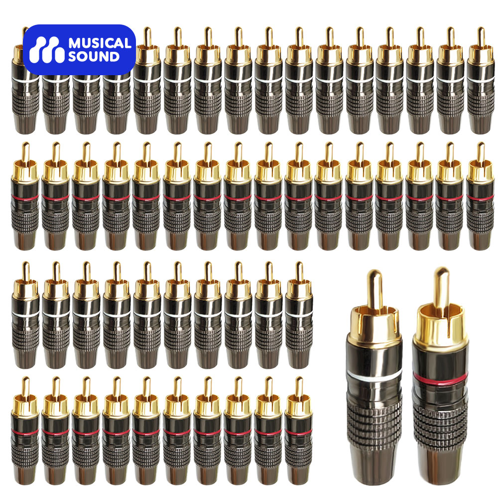 Musical Sound Male RCA Plug Ad - đánh giá và giá Audio Music Hifi