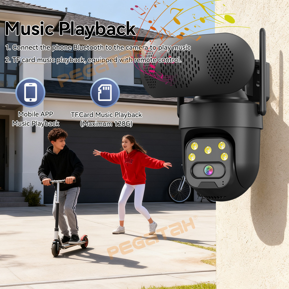 8MP WiFi IP Camera with Music  - đánh giá và giá Audiovision Music Player