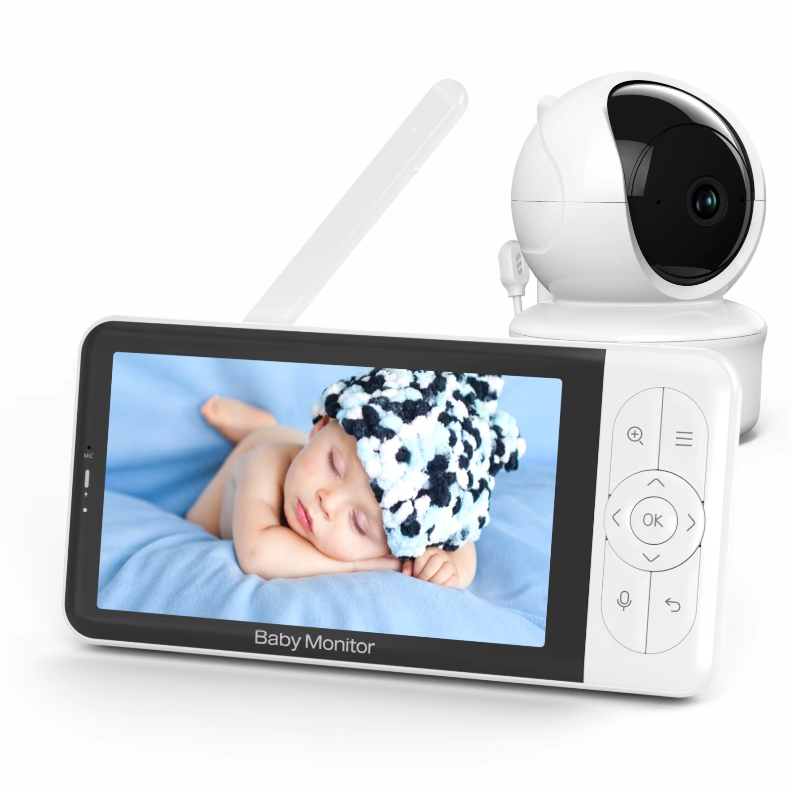 Babystar 5-inch Tuya baby moni - đánh giá và giá Audio Music Network