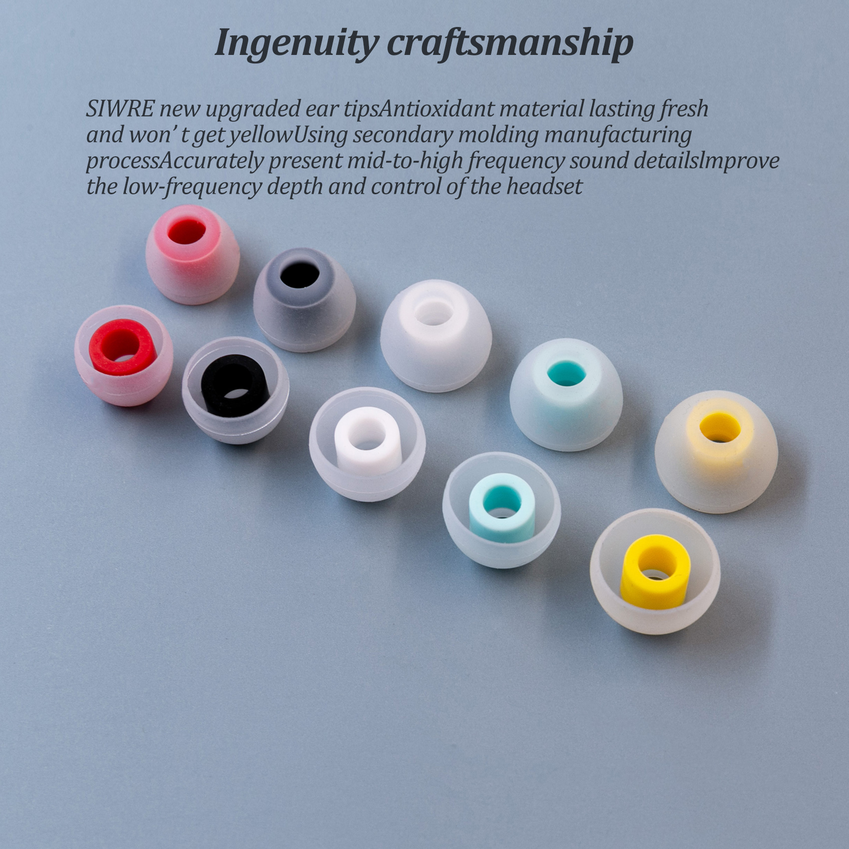 SIWRE 07 Silicone Eartips for  - đánh giá và giá In Ear Monitor Iem
