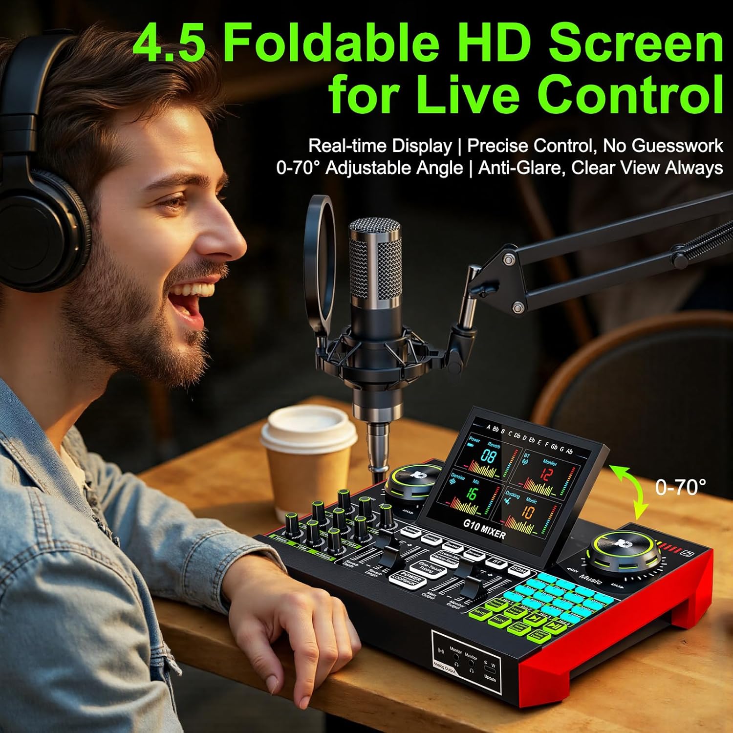 Tenlamp G10 Live Streaming Aud - đánh giá và giá Audio Music Voice Changer
