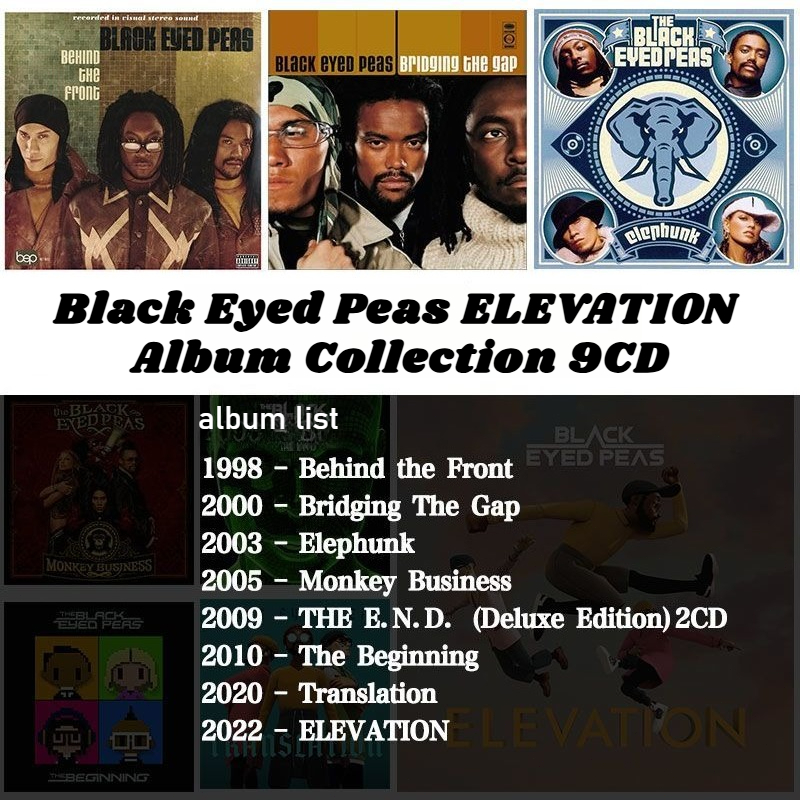 Black Eyed Peas Complete 9CD M - đánh giá và giá Audio Music Cd