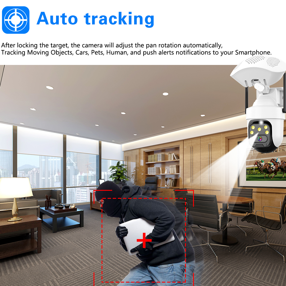 ICSEE 5MP WiFi PTZ IP Camera w - đánh giá và giá Audiovision Music Player