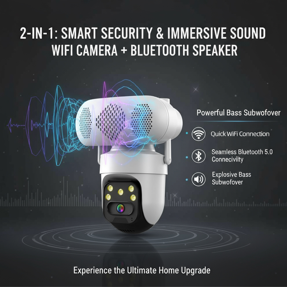 ICSEE 5MP WiFi PTZ IP Camera w - đánh giá và giá Audiovision Music Player