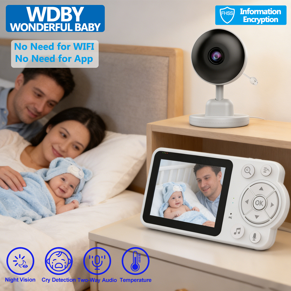 2.8 Inch Video Baby Monitor Di - đánh giá và giá Zoom Audio Music