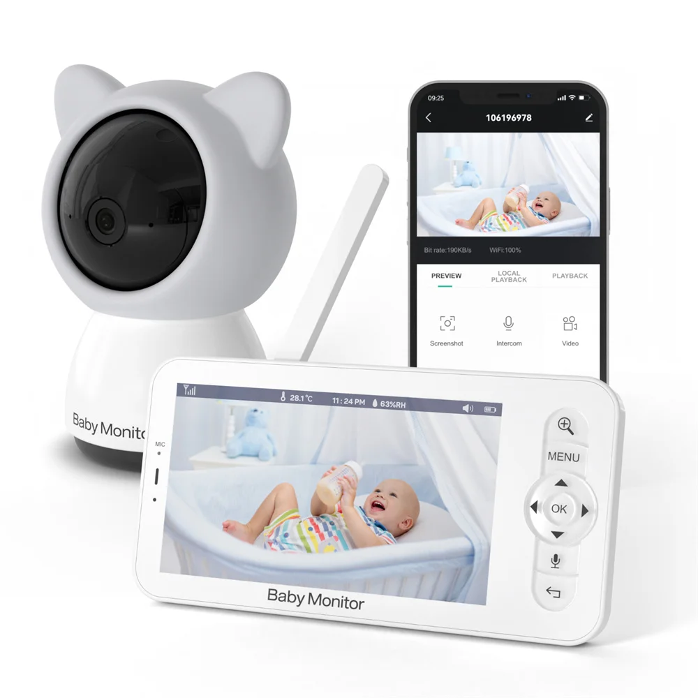 Babystar 5 Inch Wifi Baby Moni - đánh giá và giá Audio Music Network