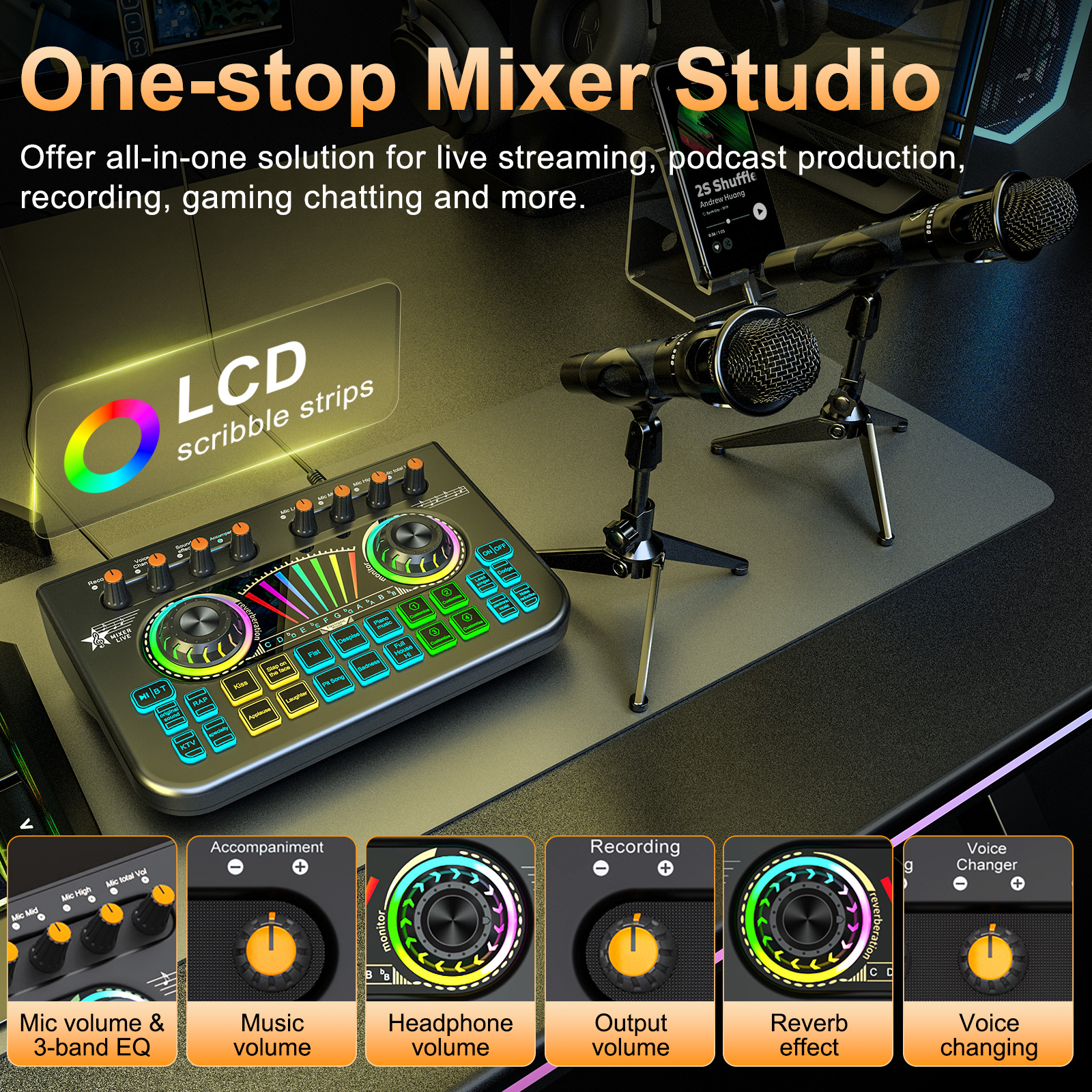 Tenlamp Sound Board for Pc/Pho - đánh giá và giá Audio Music Voice Changer