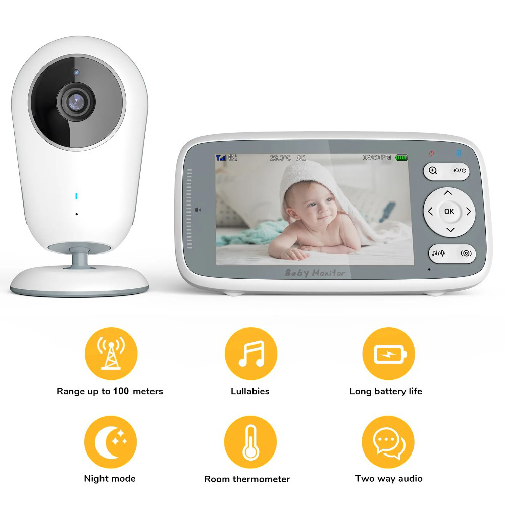 4.0'' Baby Monitor 3X Digital  - đánh giá và giá Zoom Audio Music