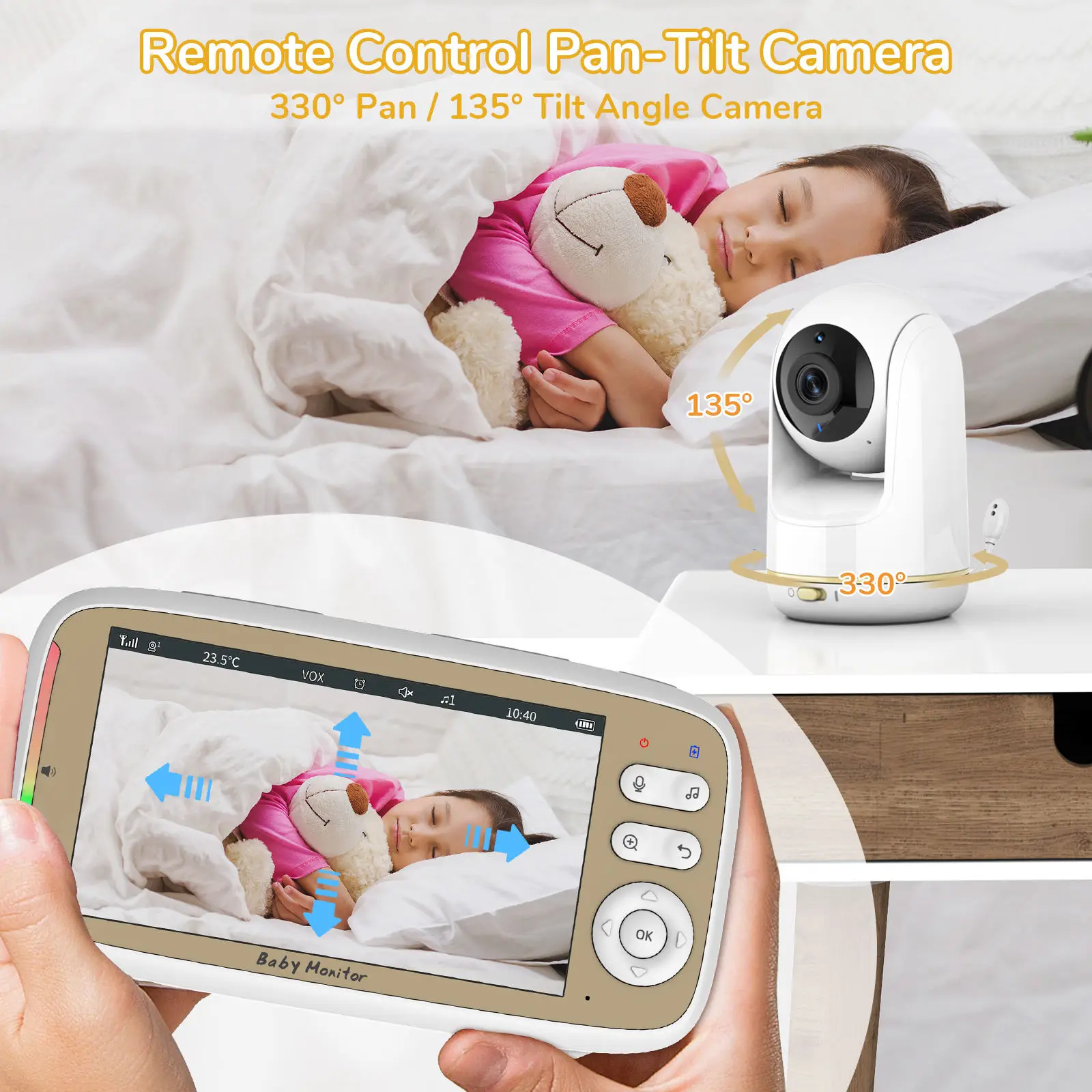 5 Inch Baby Monitor 3X Zoom PT - đánh giá và giá Zoom Audio Music