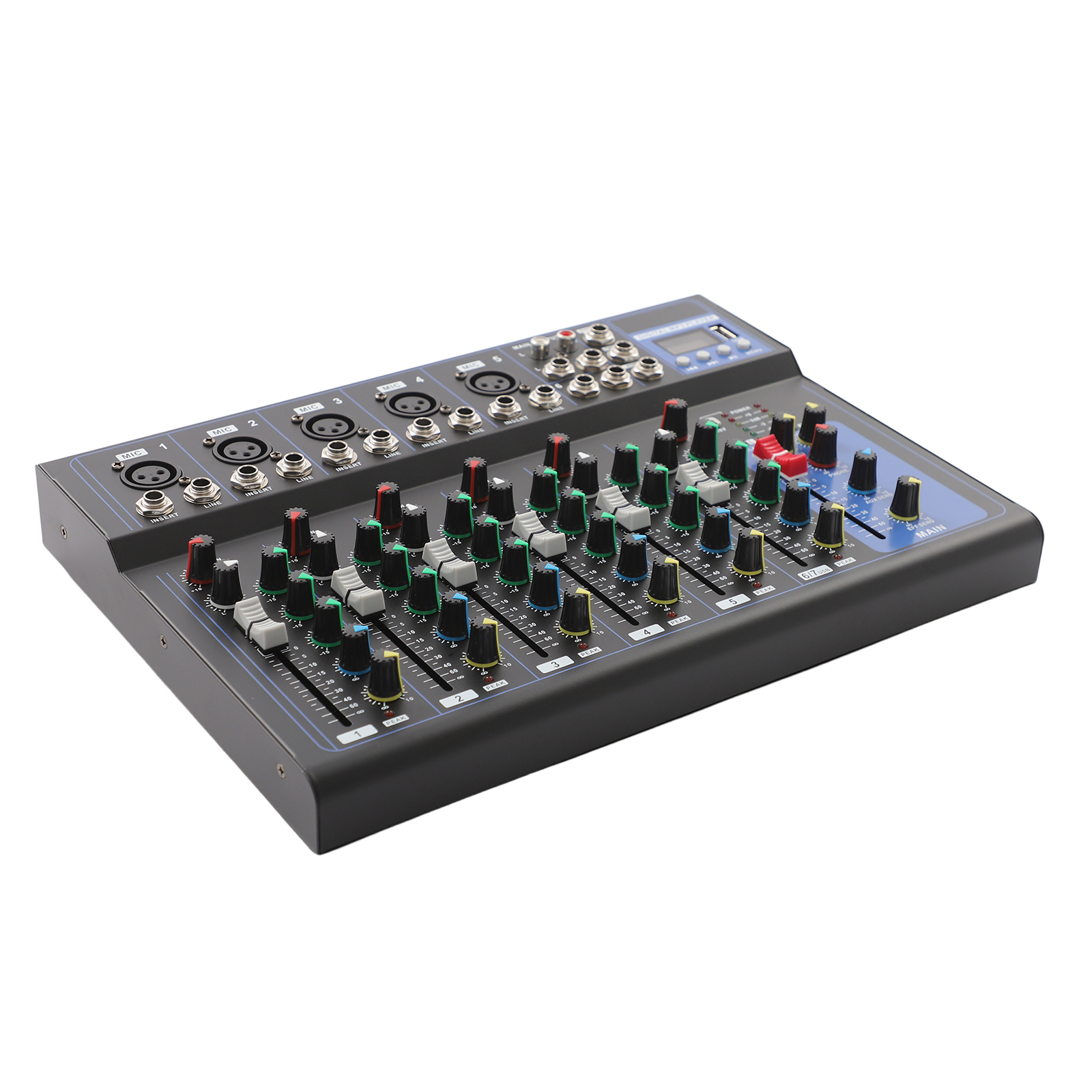 7-channel Audio Mixer Console  - đánh giá và giá Audio And Music Mixer