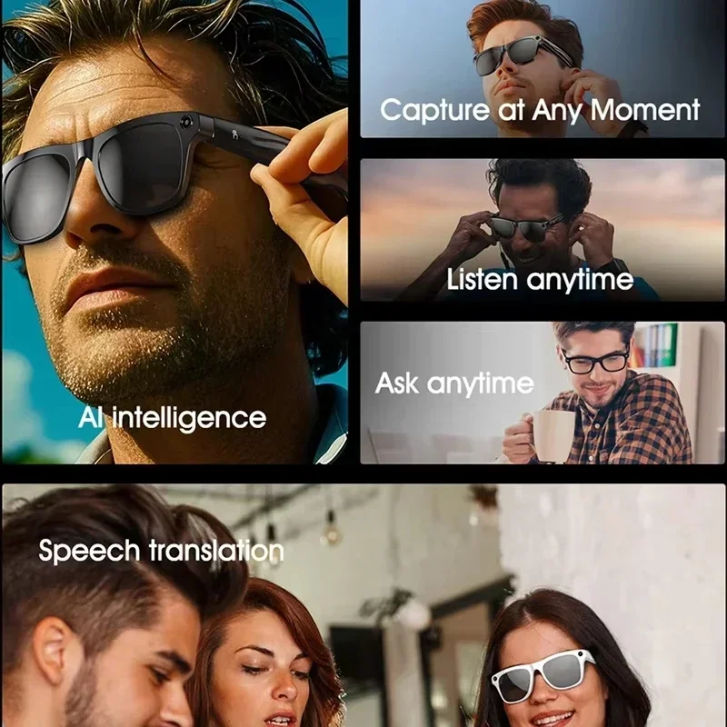 Lenovo 8K Vision AI Eyeglasses - đánh giá và giá Audiovision Music Player