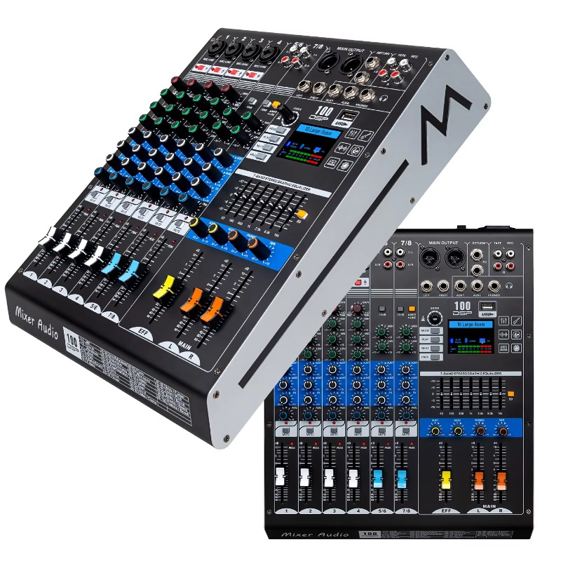 GAX-HLM80 Green Audio 8-channe - đánh giá và giá Audio And Music Mixer