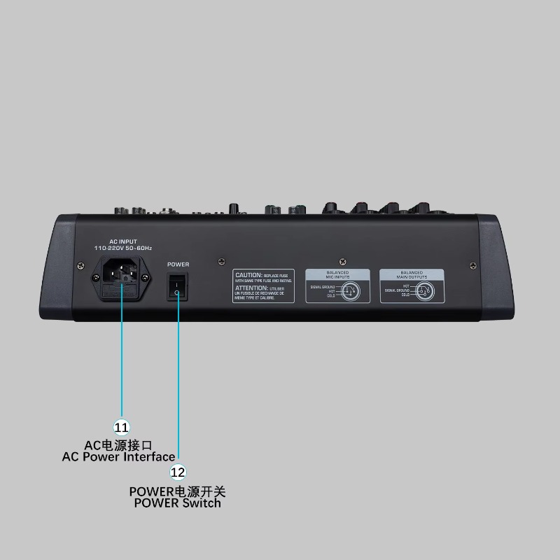 GAX-HLM80 Green Audio 8-channe - đánh giá và giá Audio And Music Mixer