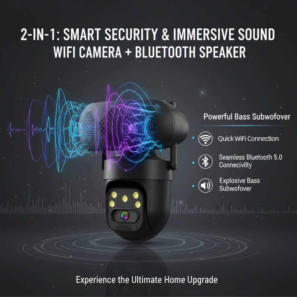 ICSEE 5MP WiFi PTZ IP Camera w - đánh giá và giá Audiovision Music Player