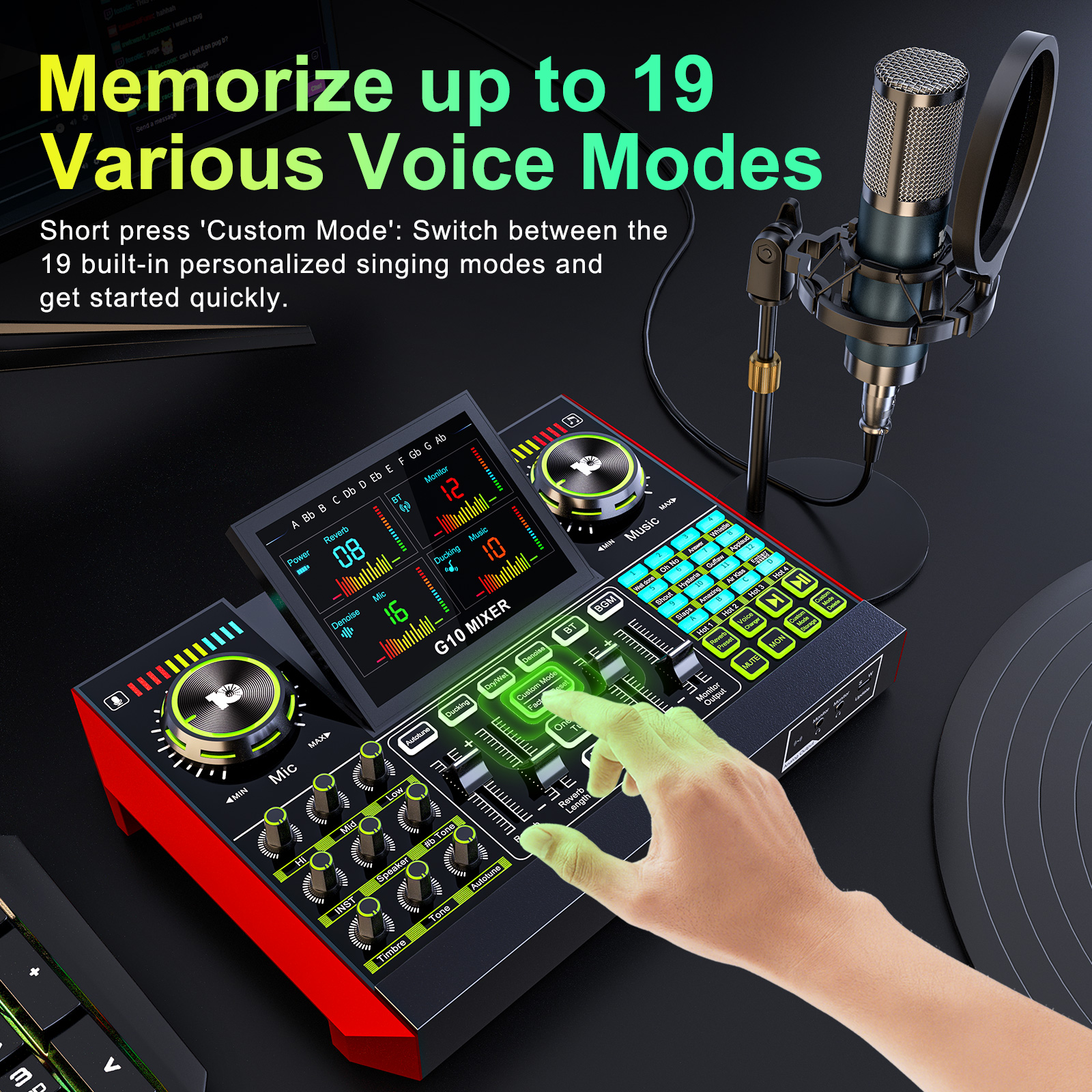 Tenlamp Voice Changer, Denoise - đánh giá và giá Audio Music Voice Changer